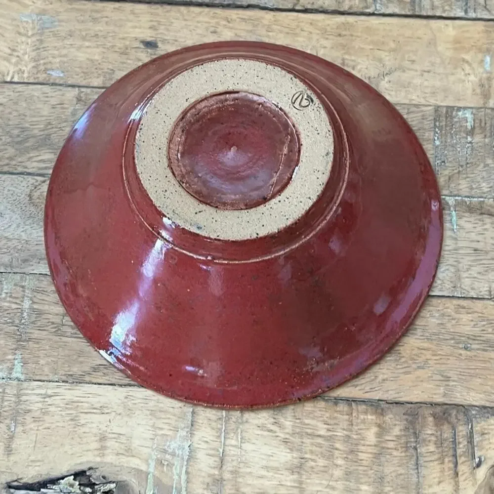 Studio Art Pottery Hand Thrown Ceramic Bowl 7